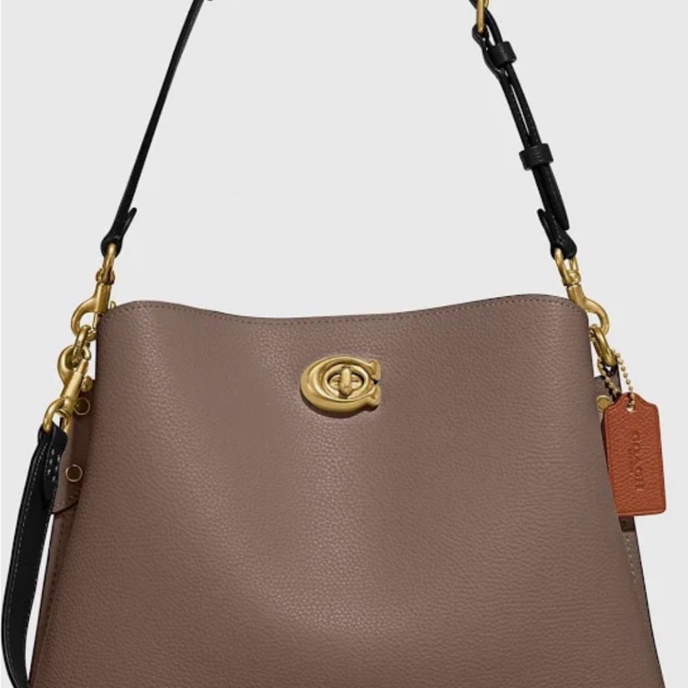 Coach Willow Bag in Taupe Leather